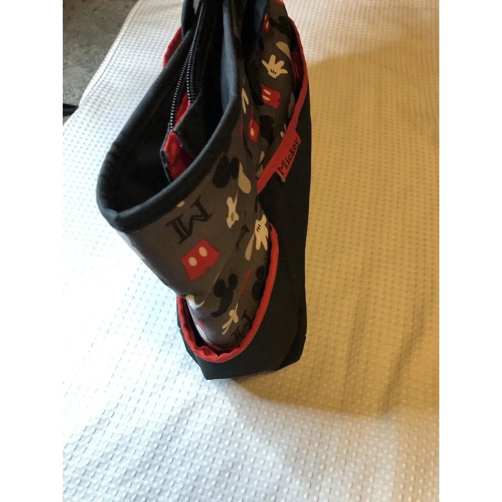 Disney Baby - Mickey Mouse - Used - Baby Diaper Bag - Girls/Boys - Black & Red
